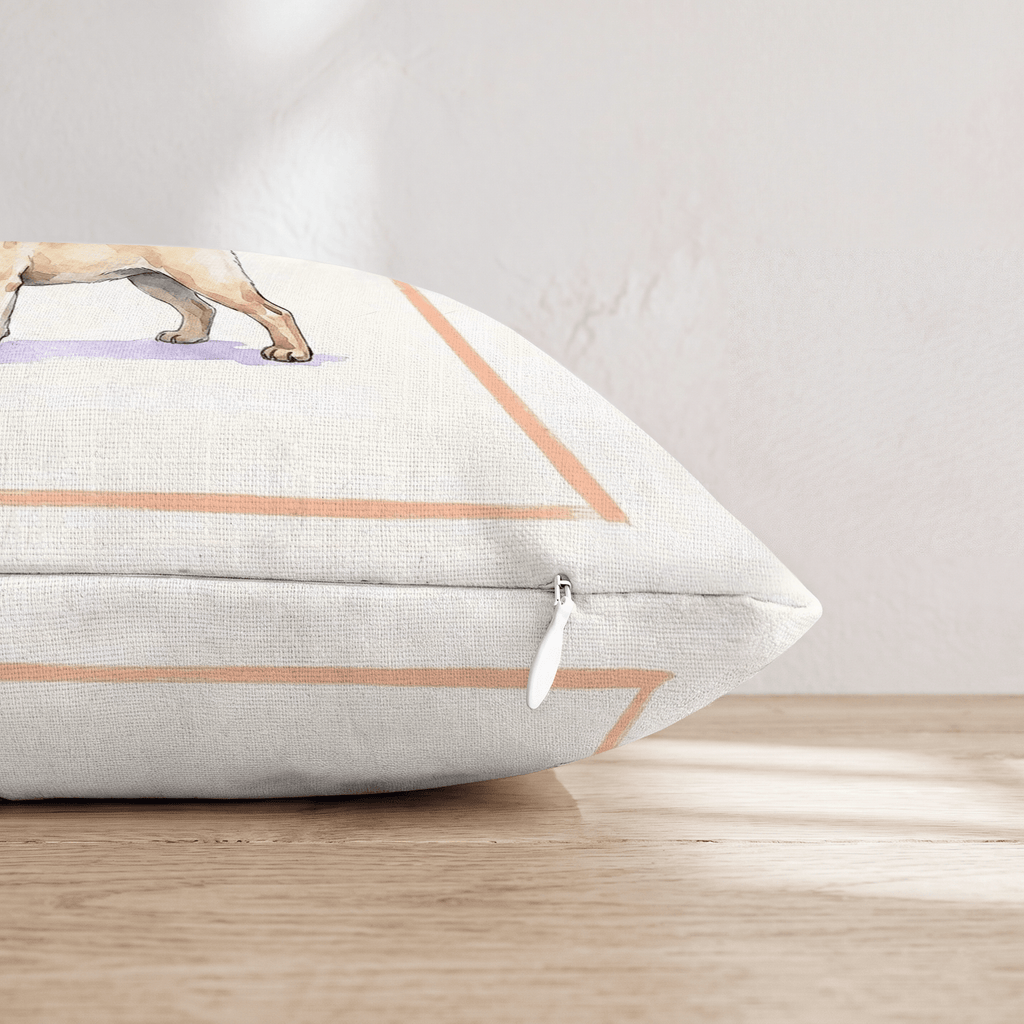 Pug Coffee Throw Pillow - Hillcroft Home