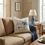 Pug Pickleball Throw Pillow - Hillcroft Home