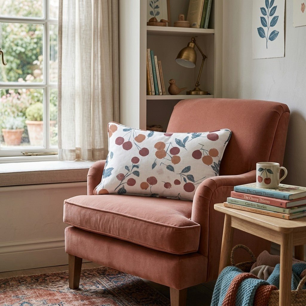 Pumpernickle Berry Throw Pillow - Hillcroft Home