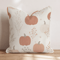Pumpkin and Fern Speckle Throw Pillow - Hillcroft Home