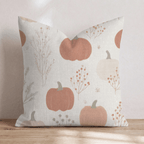 Pumpkin and Fern Speckle Throw Pillow - Hillcroft Home