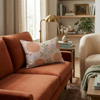 Pumpkin and Wildflower Throw Pillow - Hillcroft Home