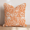 Pumpkin Garden Toile Throw Pillow - Hillcroft Home
