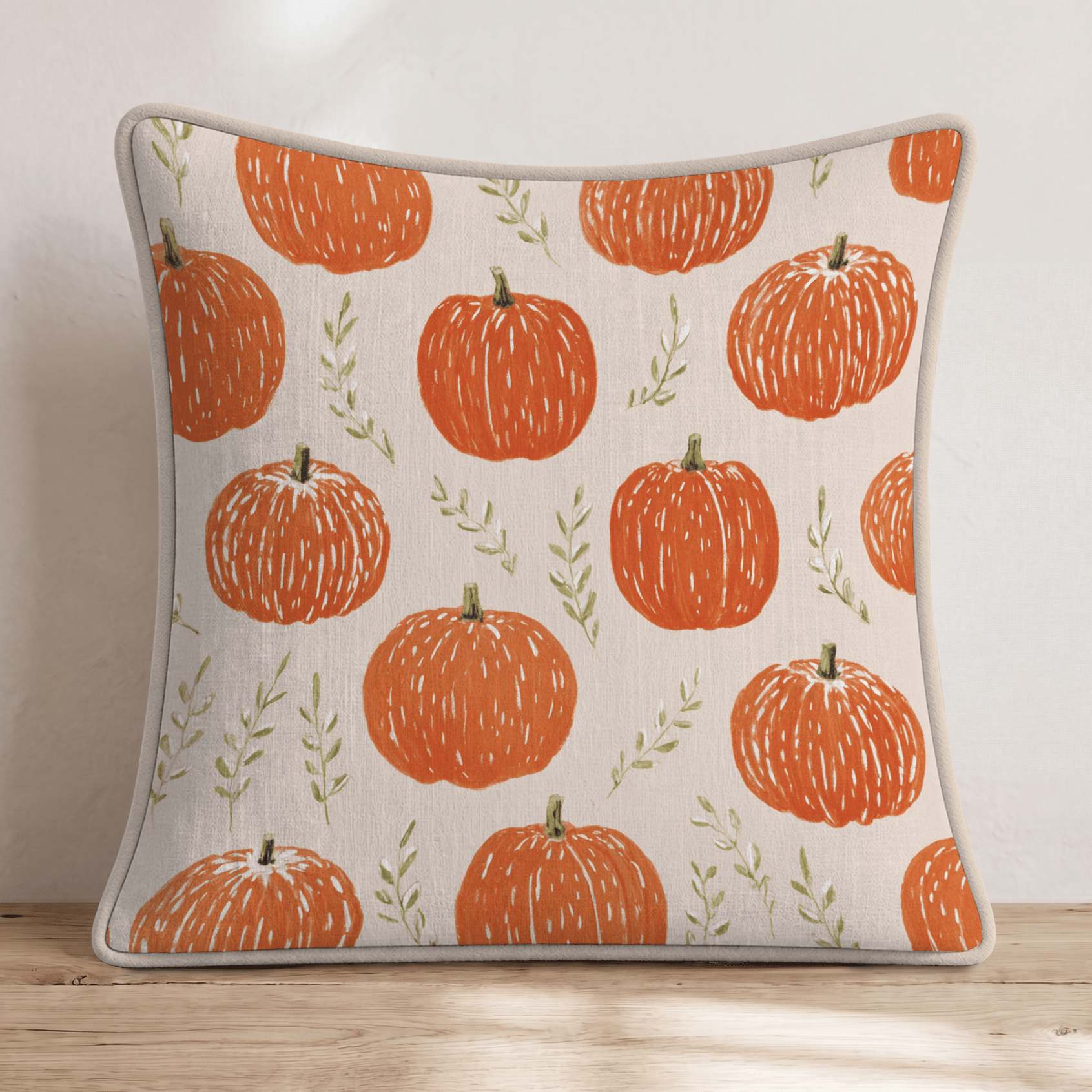 Pumpkin Grove Throw Pillow - Hillcroft Home