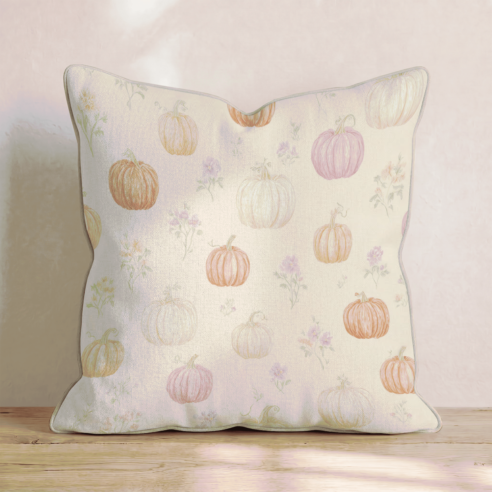 Pumpkin Patch Throw Pillow - Hillcroft Home