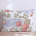 Pumpkin Patch Toile Throw Pillow - Hillcroft Home
