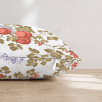 Pumpkin Patch Toile Throw Pillow - Hillcroft Home