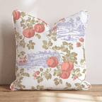 Pumpkin Patch Toile Throw Pillow - Hillcroft Home
