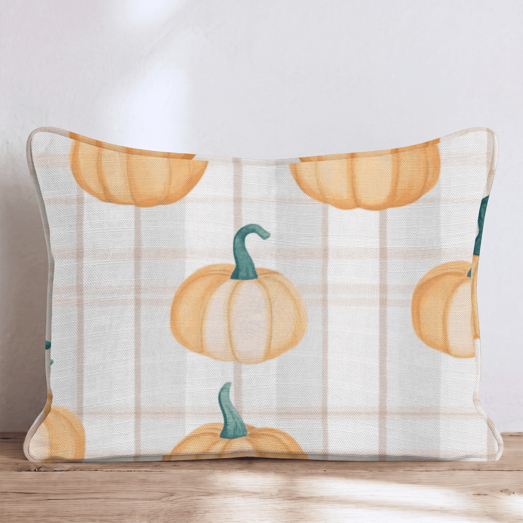 Pumpkin Picnic Throw Pillow - Hillcroft Home