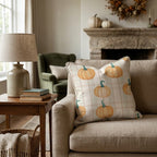 Pumpkin Picnic Throw Pillow - Hillcroft Home