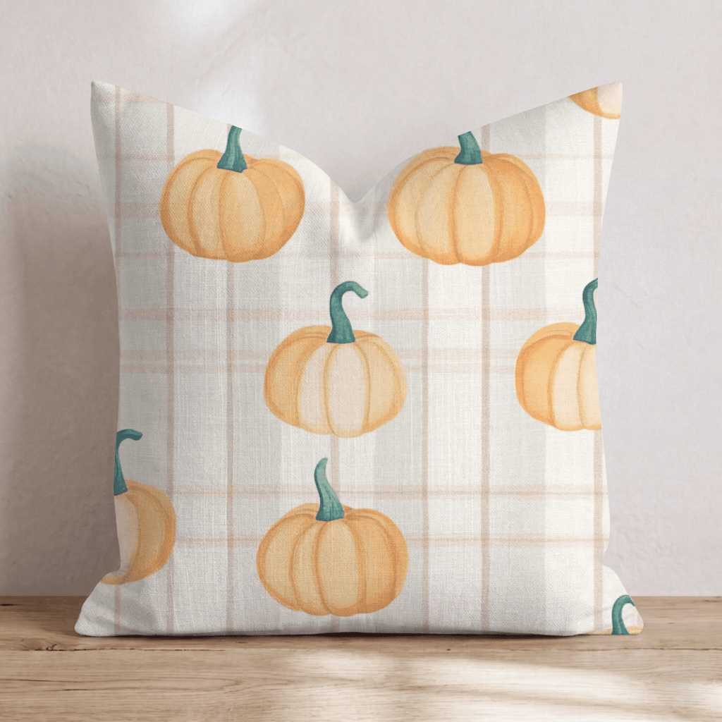 Pumpkin Picnic Throw Pillow - Hillcroft Home