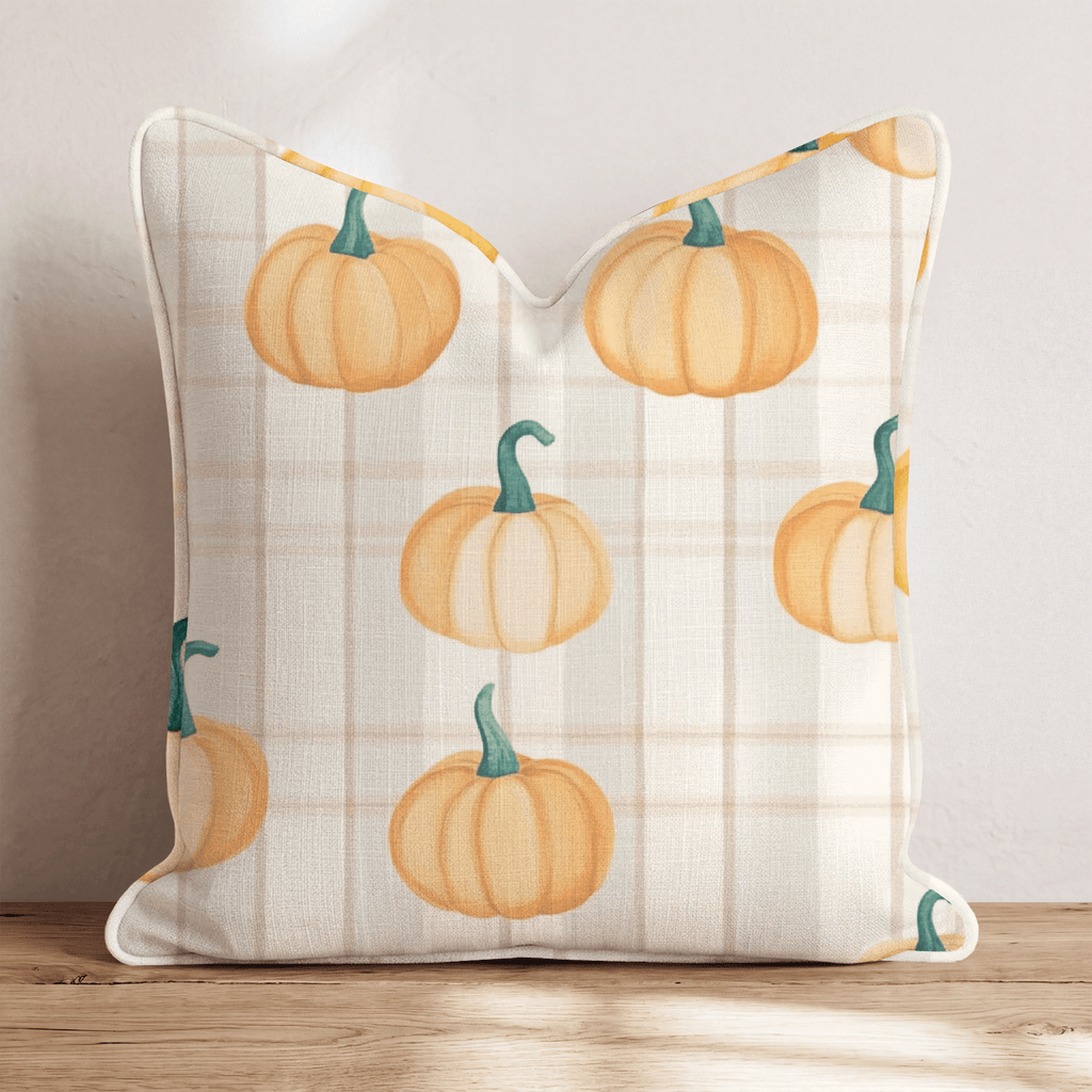 Pumpkin Picnic Throw Pillow - Hillcroft Home