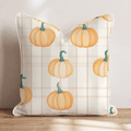 Pumpkin Picnic Throw Pillow - Hillcroft Home