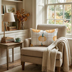 Pumpkin Picnic Throw Pillow - Hillcroft Home