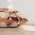 Pumpkin Spice & Cinnamon Lattes Throw Pillow - Hillcroft Home