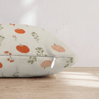 Pumpkin Sprig Ditsy Throw Pillow - Hillcroft Home
