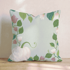 Pumpkin Vine Throw Pillow - Hillcroft Home