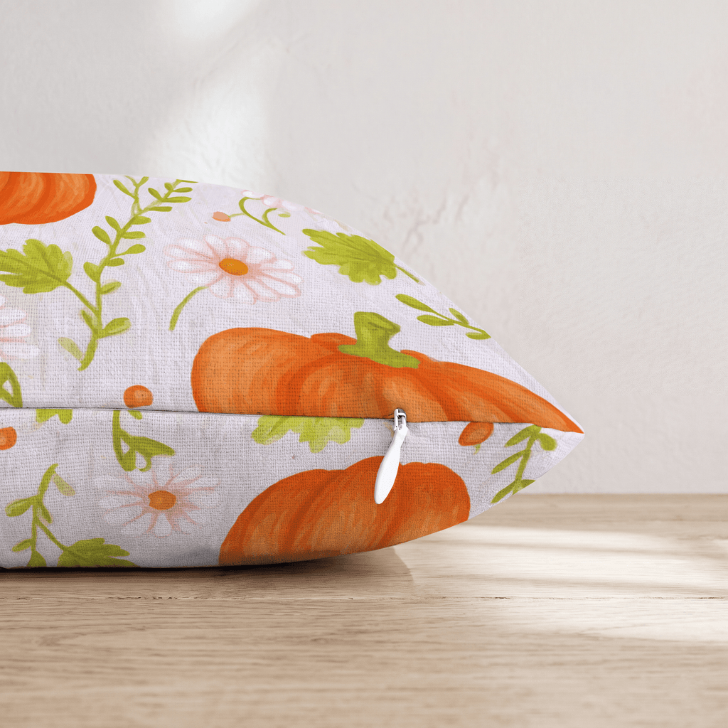 Pumpkins Please Throw Pillow - Hillcroft Home