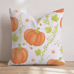 Pumpkins Please Throw Pillow - Hillcroft Home