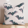 Purple Bats Throw Pillow - Hillcroft Home