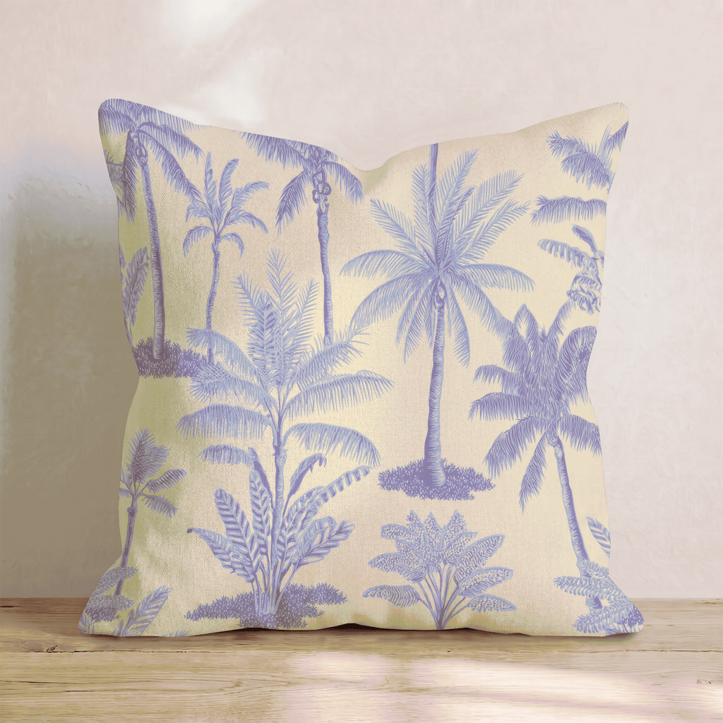 Purple Tropics Throw Pillow - Hillcroft Home