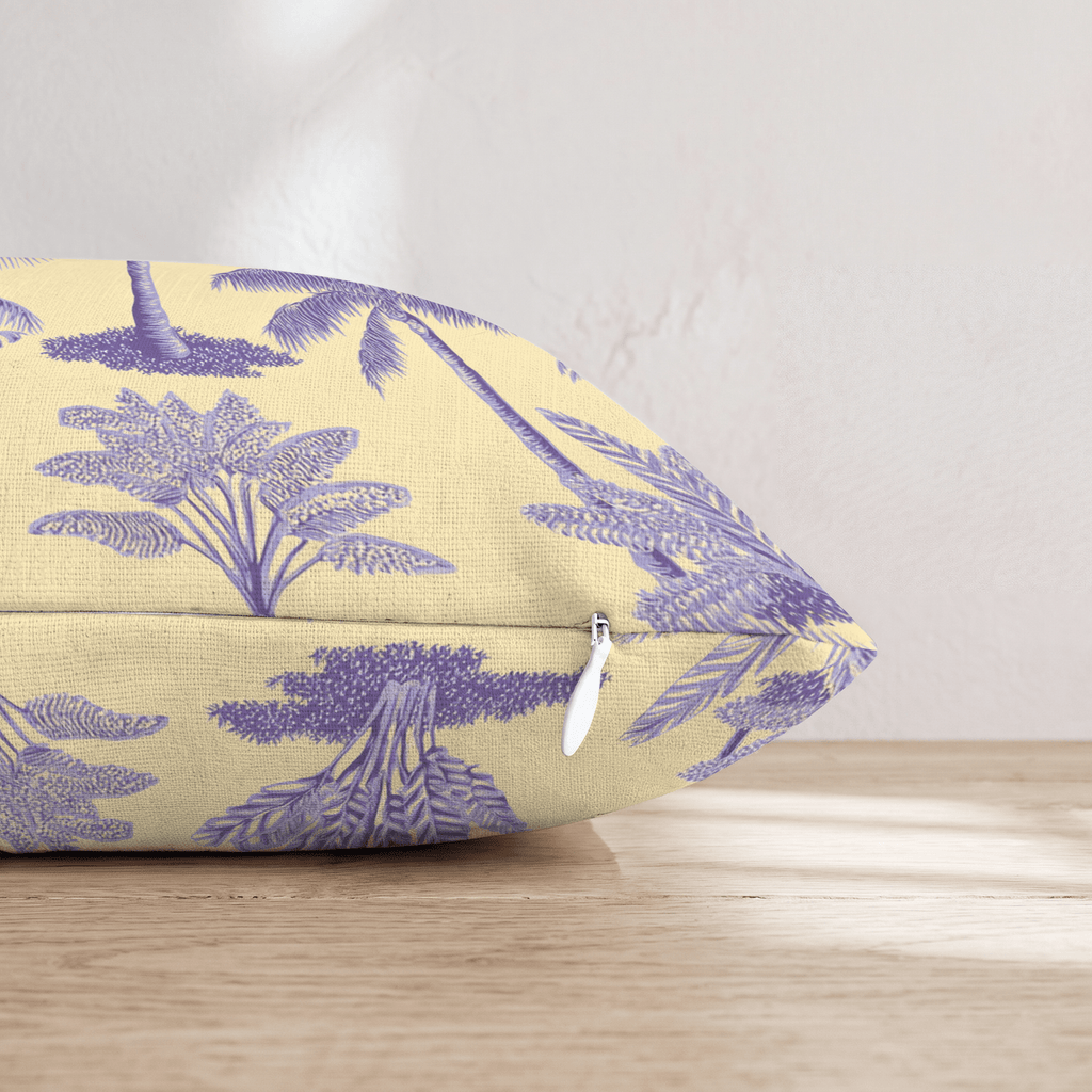 Purple Tropics Throw Pillow - Hillcroft Home