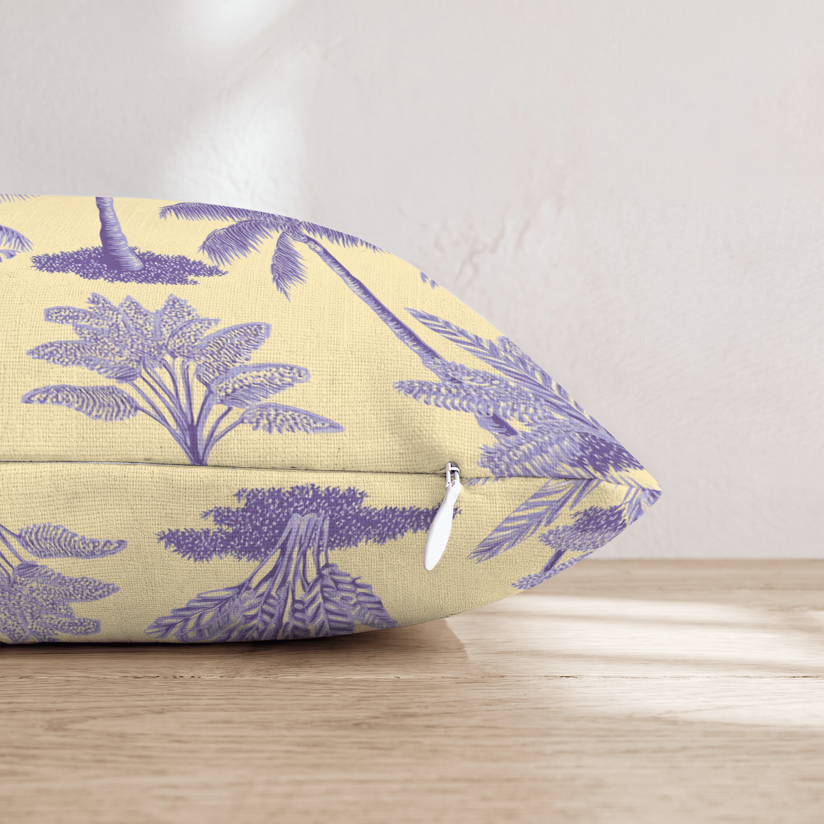 Purple Tropics Throw Pillow - Hillcroft Home