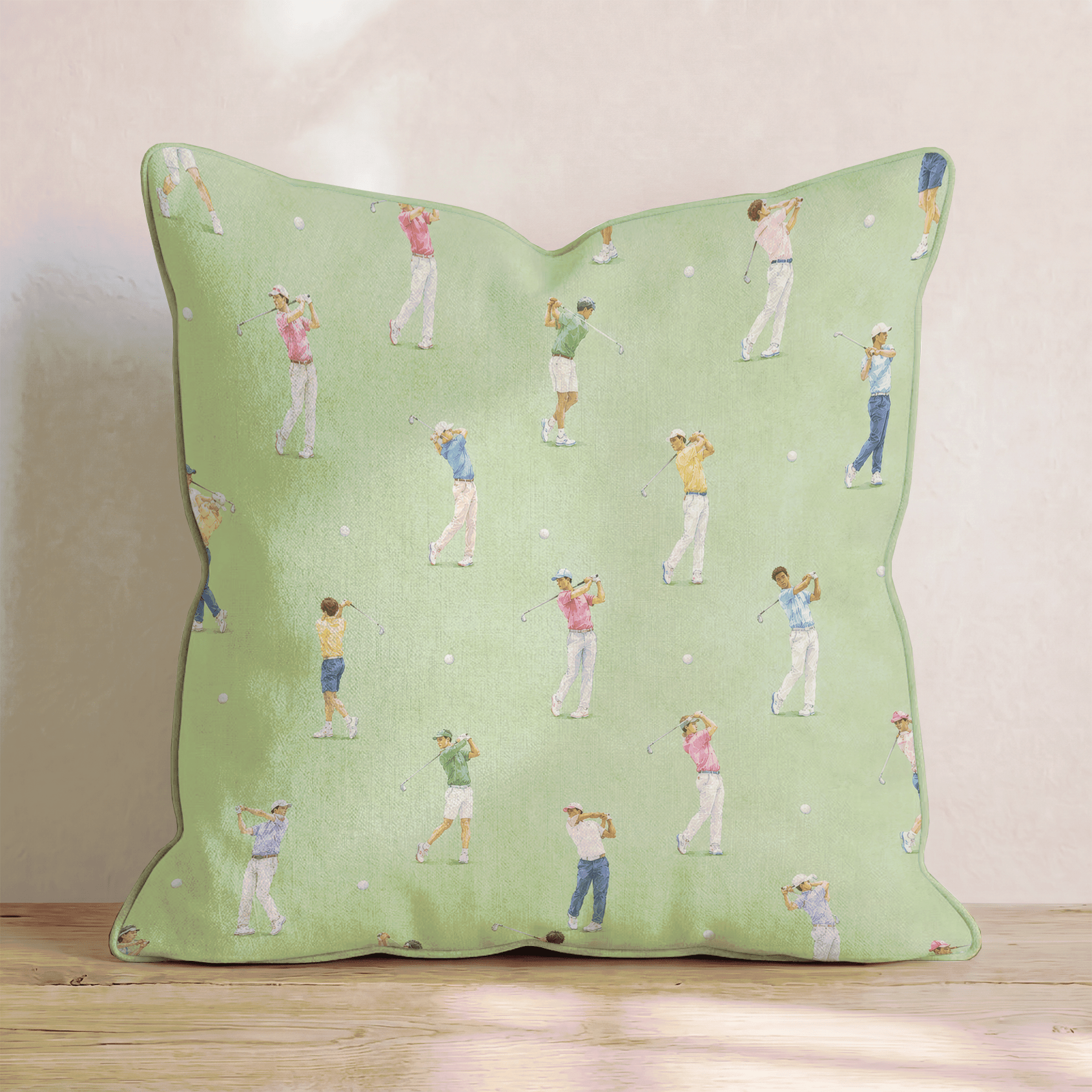 Putting Greens Throw Pillow - Hillcroft Home