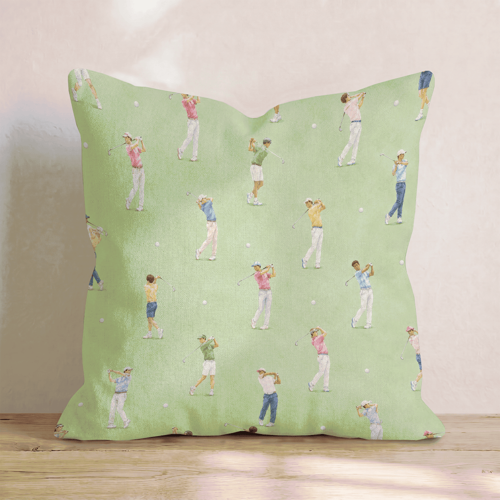 Putting Greens Throw Pillow - Hillcroft Home