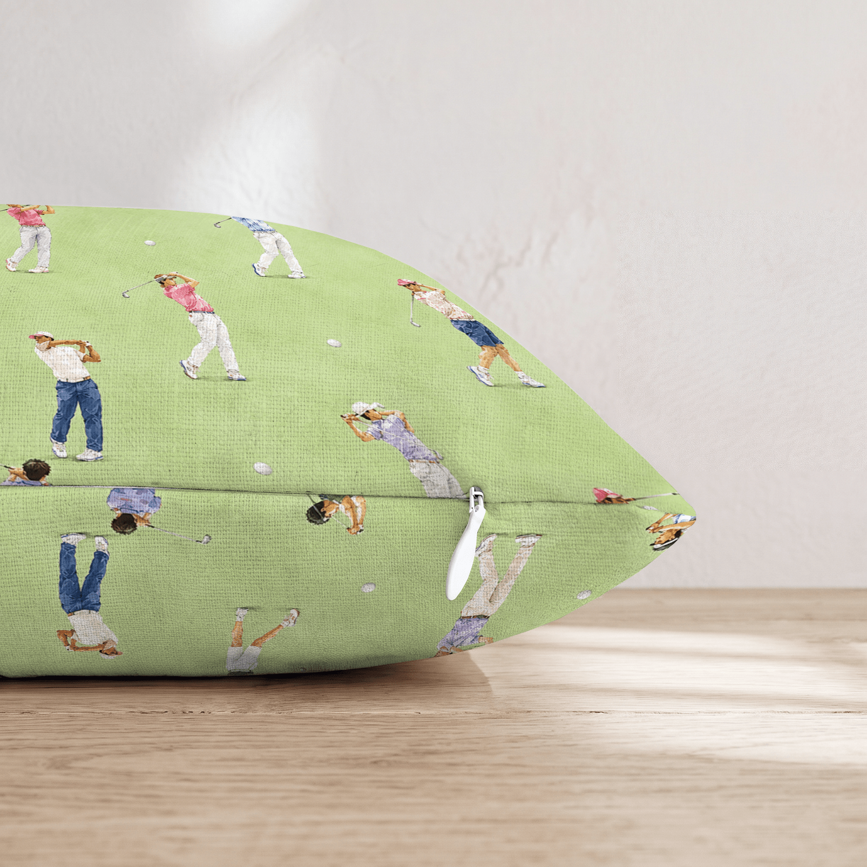 Putting Greens Throw Pillow - Hillcroft Home