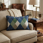 Putting Plaid Throw Pillow - Hillcroft Home
