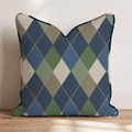 Putting Plaid Throw Pillow - Hillcroft Home
