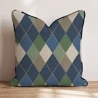 Putting Plaid Throw Pillow - Hillcroft Home