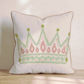 Queen Crown Throw Pillow - Hillcroft Home