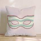 Queen Mask Throw Pillow - Hillcroft Home