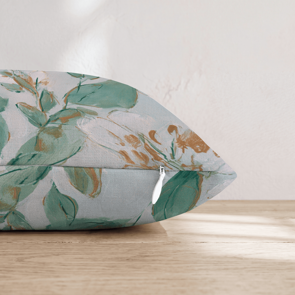 Quiet Garden Throw Pillow - Hillcroft Home