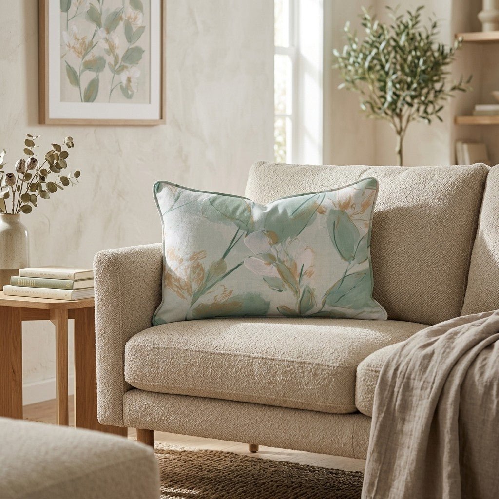 Quiet Garden Throw Pillow - Hillcroft Home