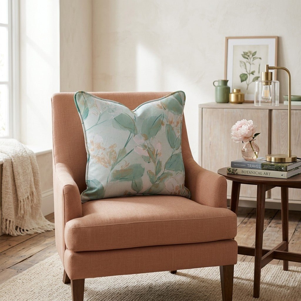 Quiet Garden Throw Pillow - Hillcroft Home