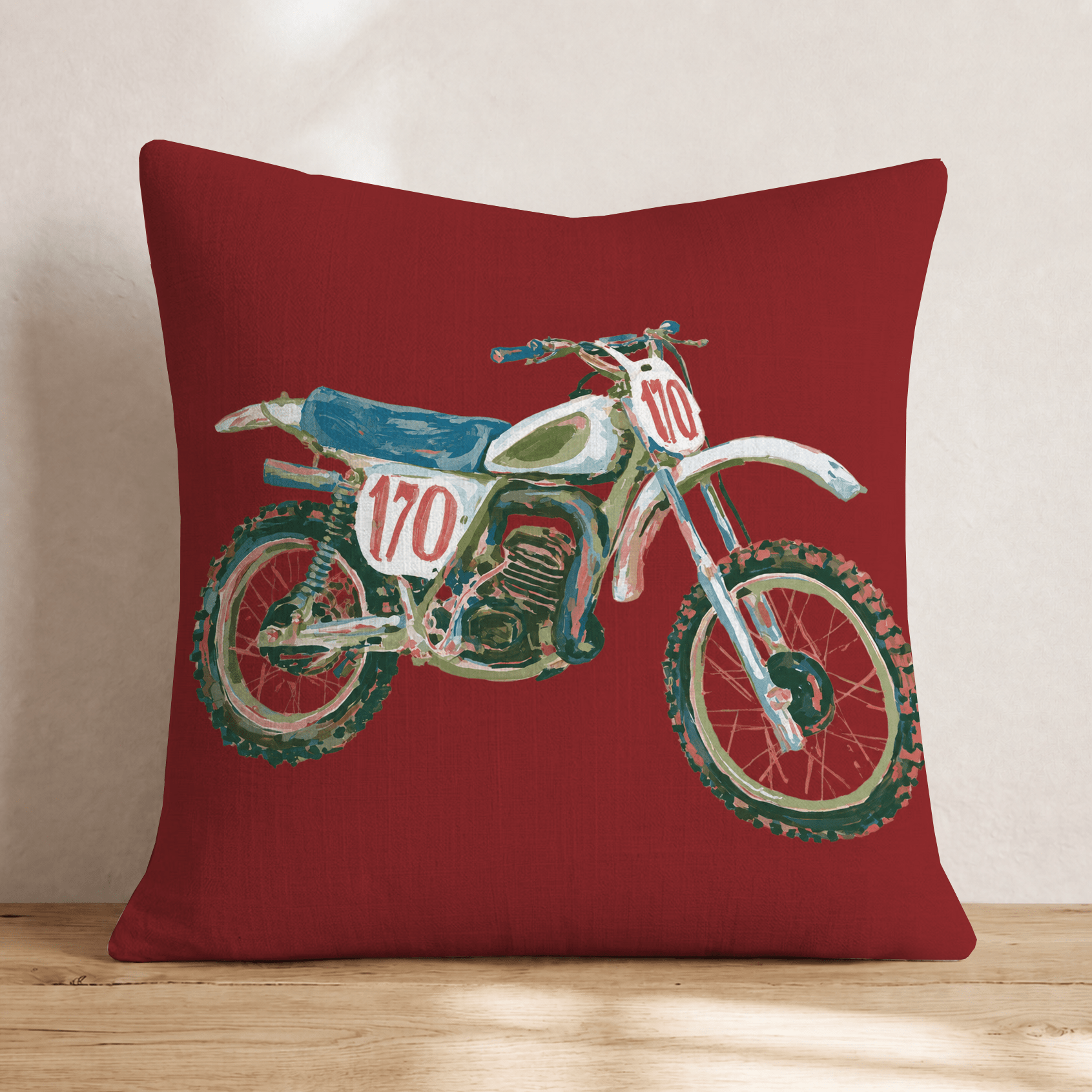 Race Day Throw Pillow - Hillcroft Home