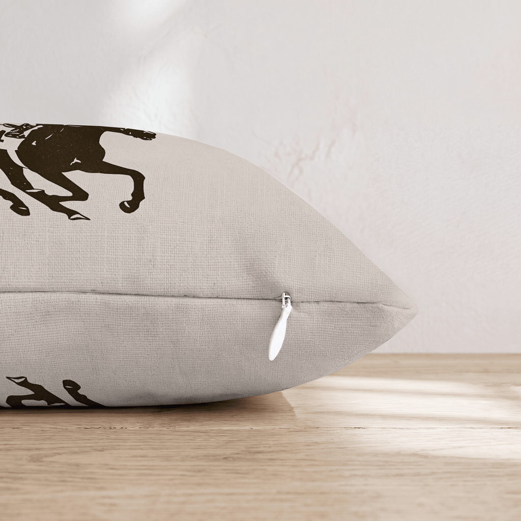 Racehorse Throw Pillow - Hillcroft Home