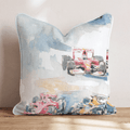 Racing in Monaco Throw Pillow - Hillcroft Home