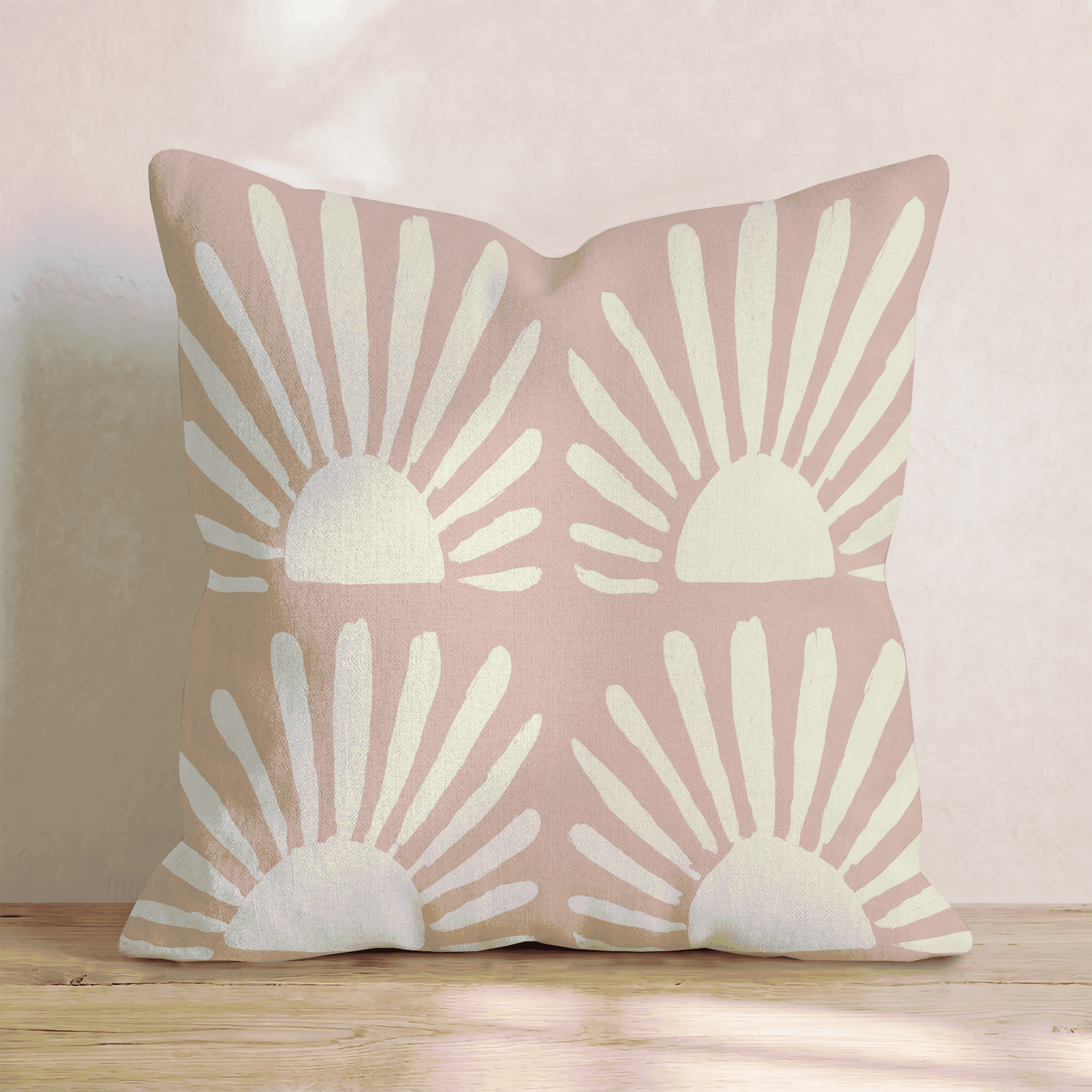 Radiating Sun Throw Pillow - Hillcroft Home