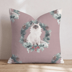 Ragdoll Pinecone Wreath Throw Pillow - Hillcroft Home