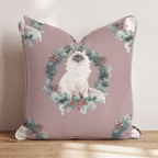 Ragdoll Pinecone Wreath Throw Pillow - Hillcroft Home
