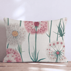 Rainbow Dandelion Throw Pillow - Hillcroft Home
