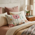 Rainbow Dandelion Throw Pillow - Hillcroft Home