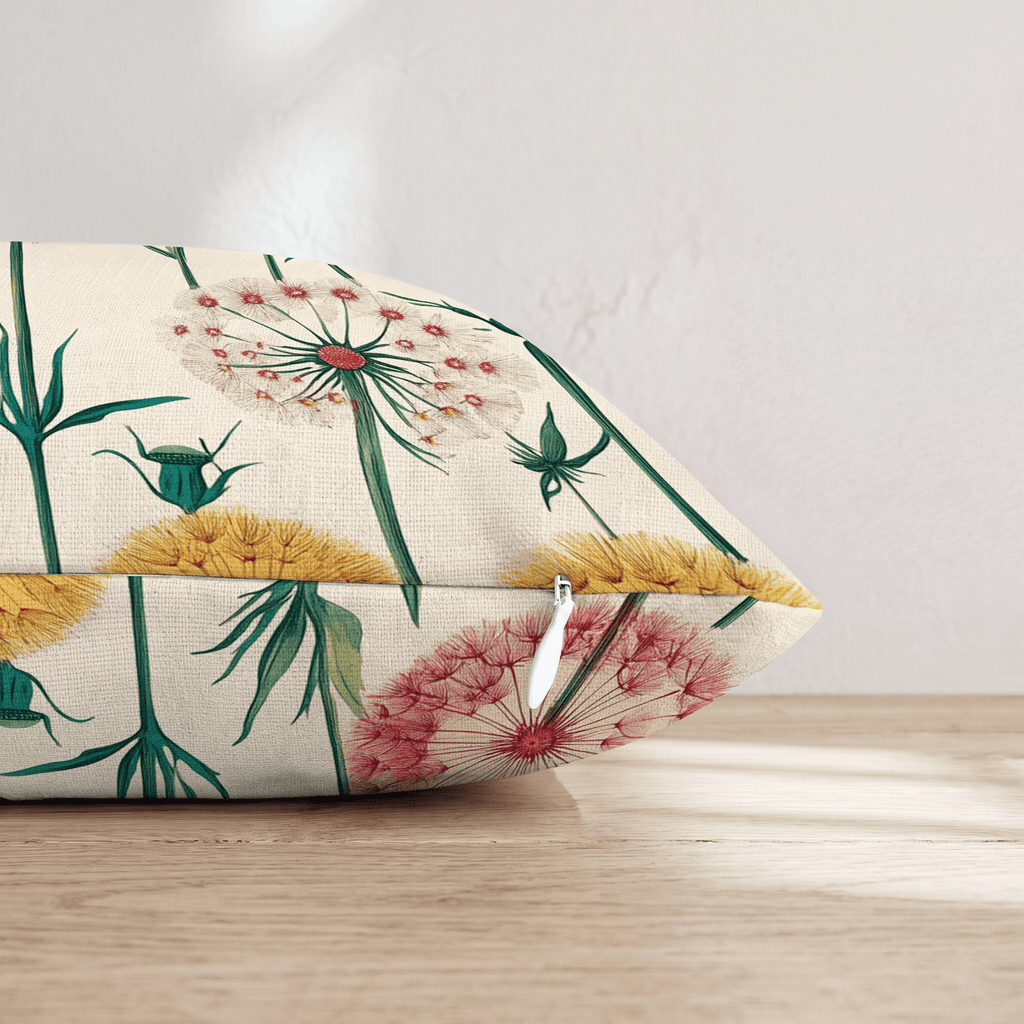 Rainbow Dandelion Throw Pillow - Hillcroft Home