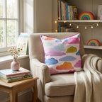 Raining Clouds Throw Pillow - Hillcroft Home