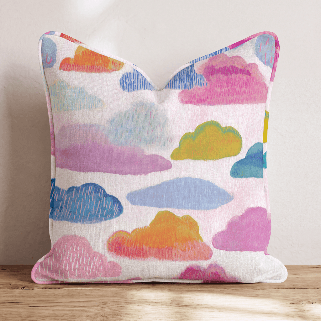 Raining Clouds Throw Pillow - Hillcroft Home