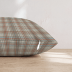 Rainy Day Plaid Throw Pillow - Hillcroft Home
